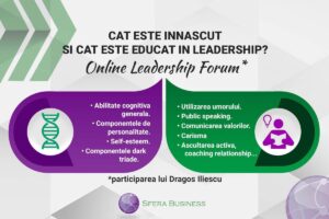 Cat este innascut si cat este educat in leadership - Dragos Iliescu